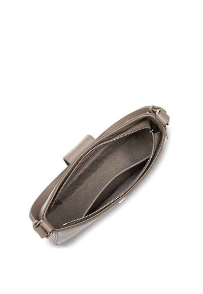 Lancaster Sac besace Zippé M Paris Ily 531-041 Galet Fonce