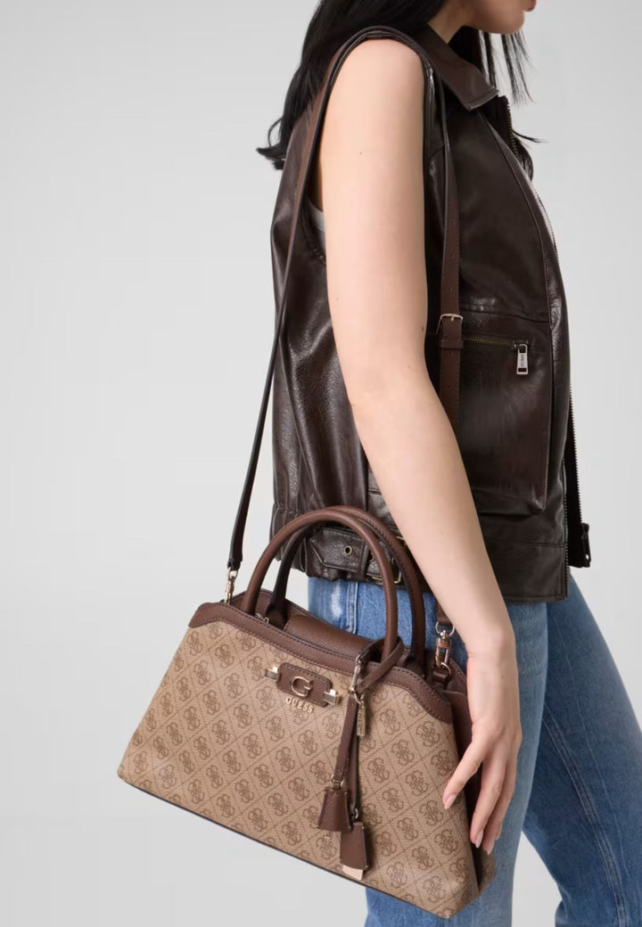 Guess Handtasch Lindsey Latte Logo