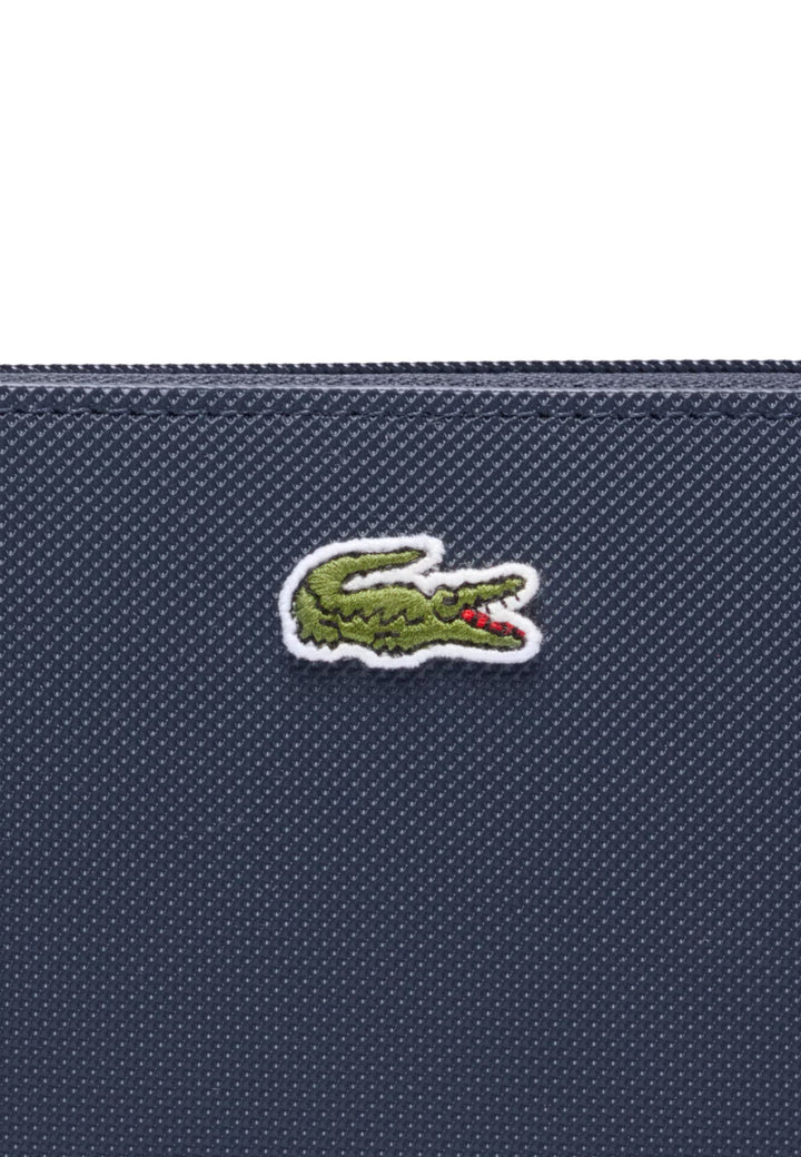 Grand portefeuille Lacoste zippé L.12.12 Concept NF2900PK Bleu Penombre