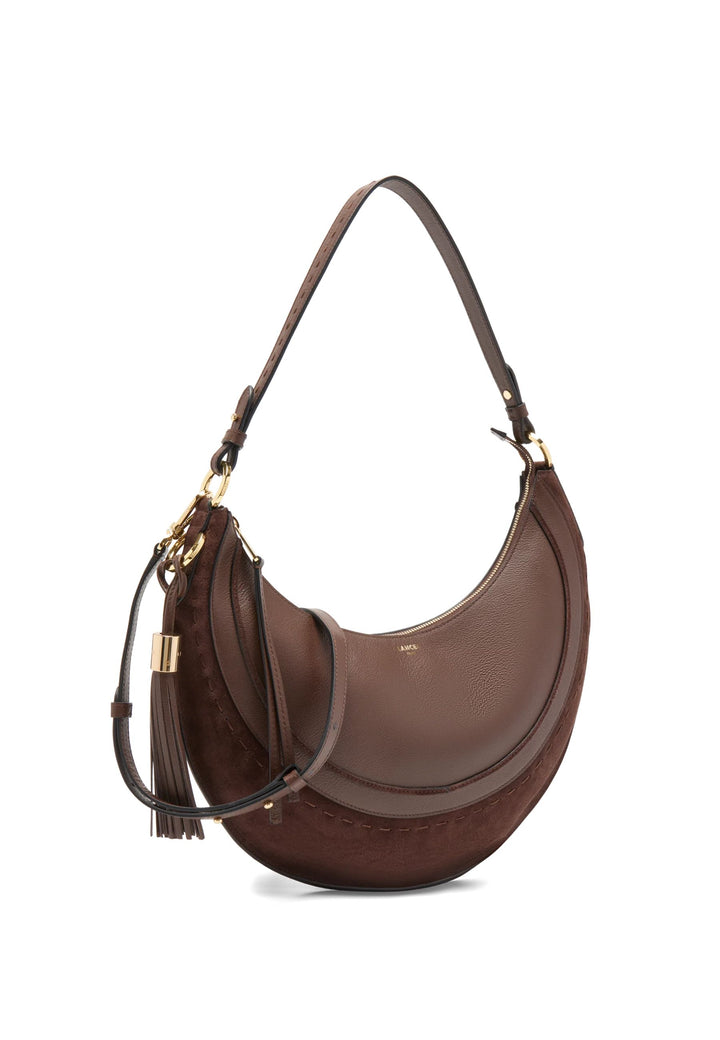 Lancel Sac Hobo Zippé M Cuir Noix De Coco