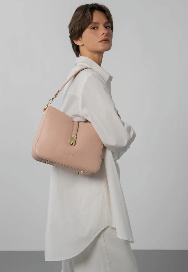 Lancaster Sac besace Zippé L Milano Horizon Nude