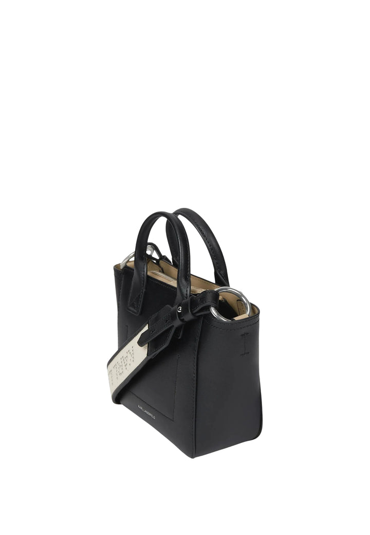 Karl Lagerfeld Cabas Mini Cuir Noir