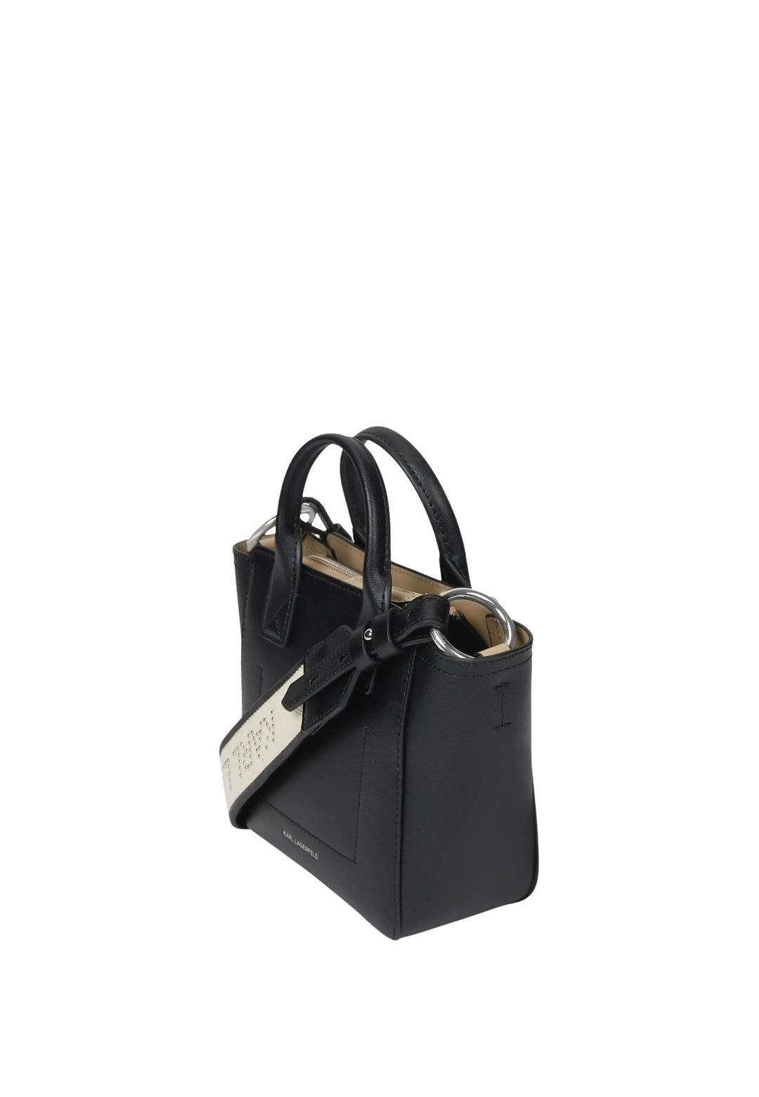 Karl Lagerfeld Cabas Mini Cuir Noir