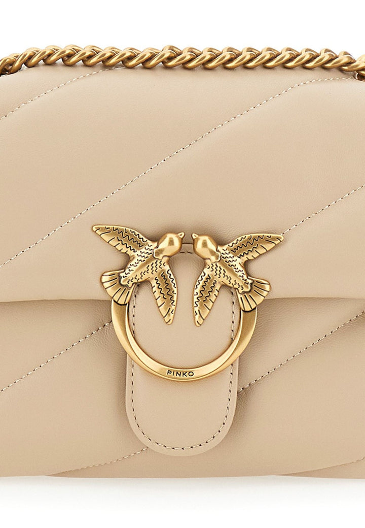 Pinko Käsilaukut Love Puff Classic Cl Sheep Nap Beige A0F2C50Q