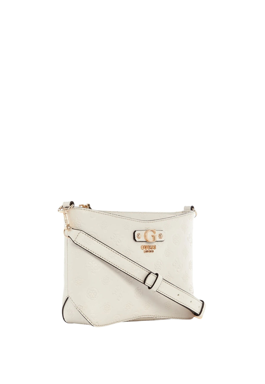 Guess Bolso bandolera Gerty Sat Off White
