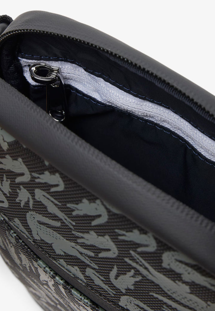 Lacoste Malá taška Lcst Pánská NH5087TX Camo Croc Černá