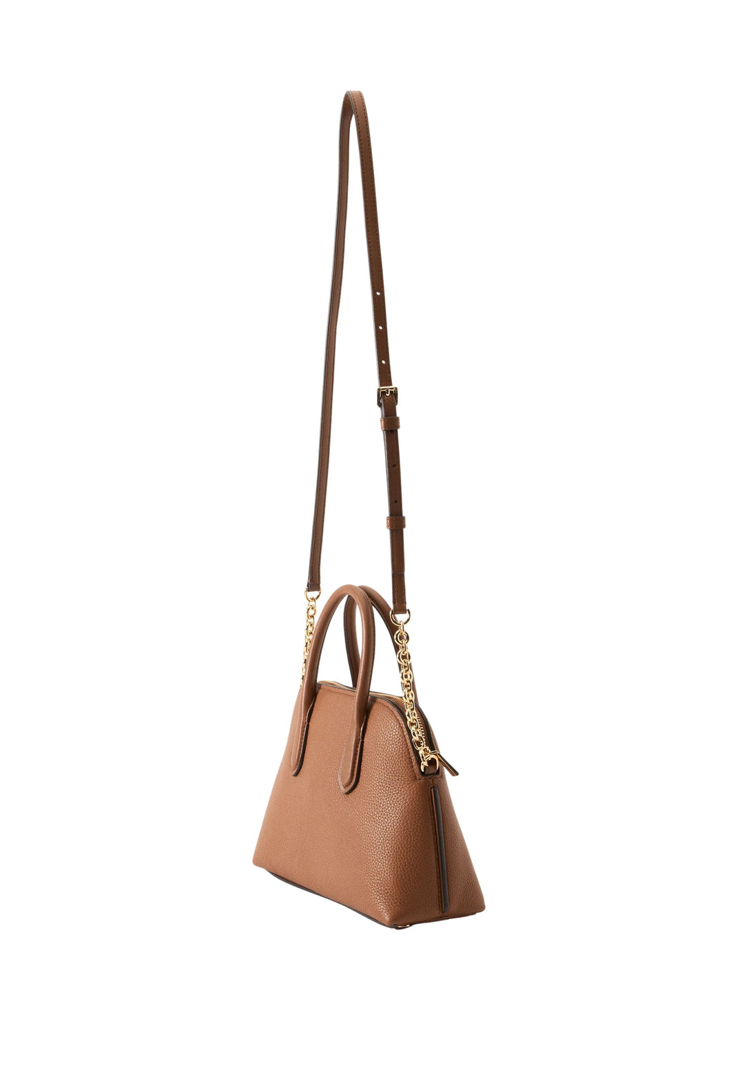 Michael Kors Bolso de mano Cuero Freddie Mediano Domo Coñac