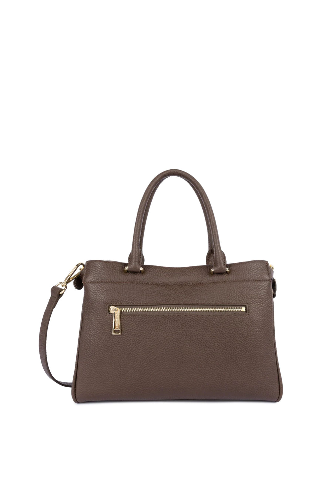 Lancaster Torba na ramię z zapięciem Mademoiselle ROMY 572-107 Brązowa