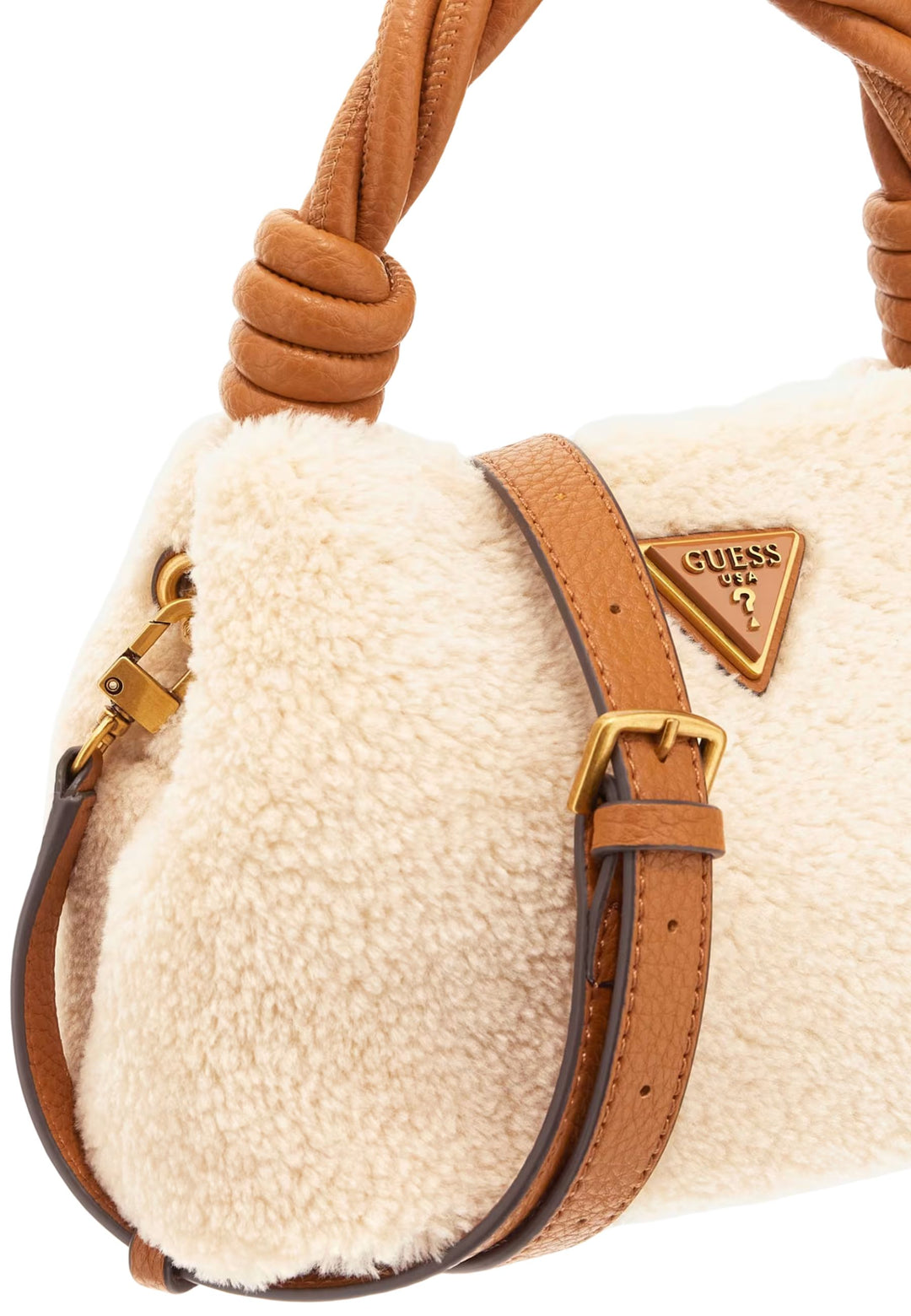 Guess Bolso Bandolera Little Bay Shoulder Natural/Cognac WB814311