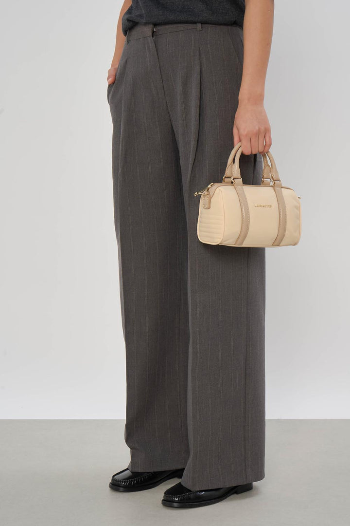 Lancaster Zipped Duffel Bag S Basic Ana 510-101 Beige