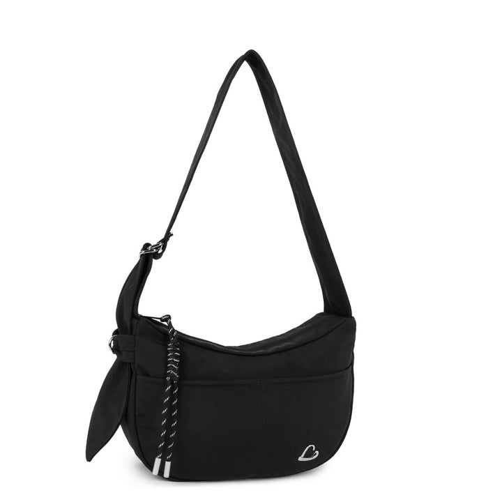 Lancaster Basic Love Messenger Bag Black