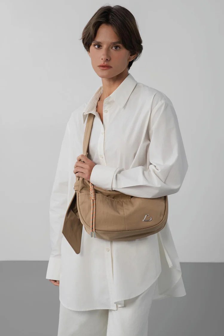 Lancaster Basic Love axelväska Praline
