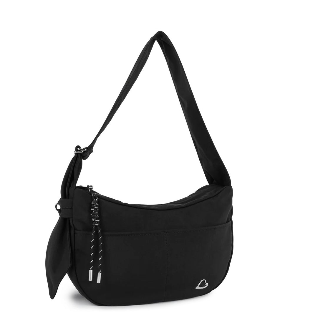 Lancaster Grand Sac Besace Basic Love fekete