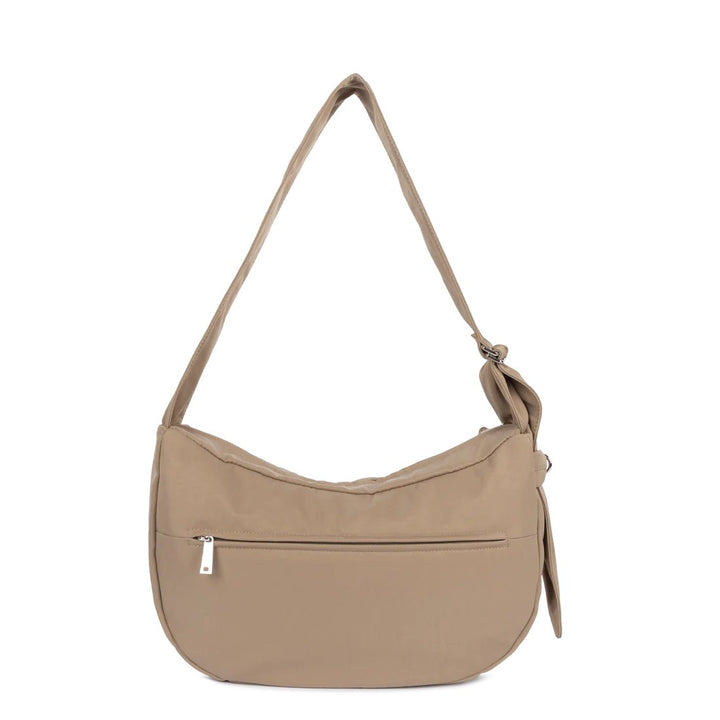 Lancaster Grand Sac Besace Basic Love Praline