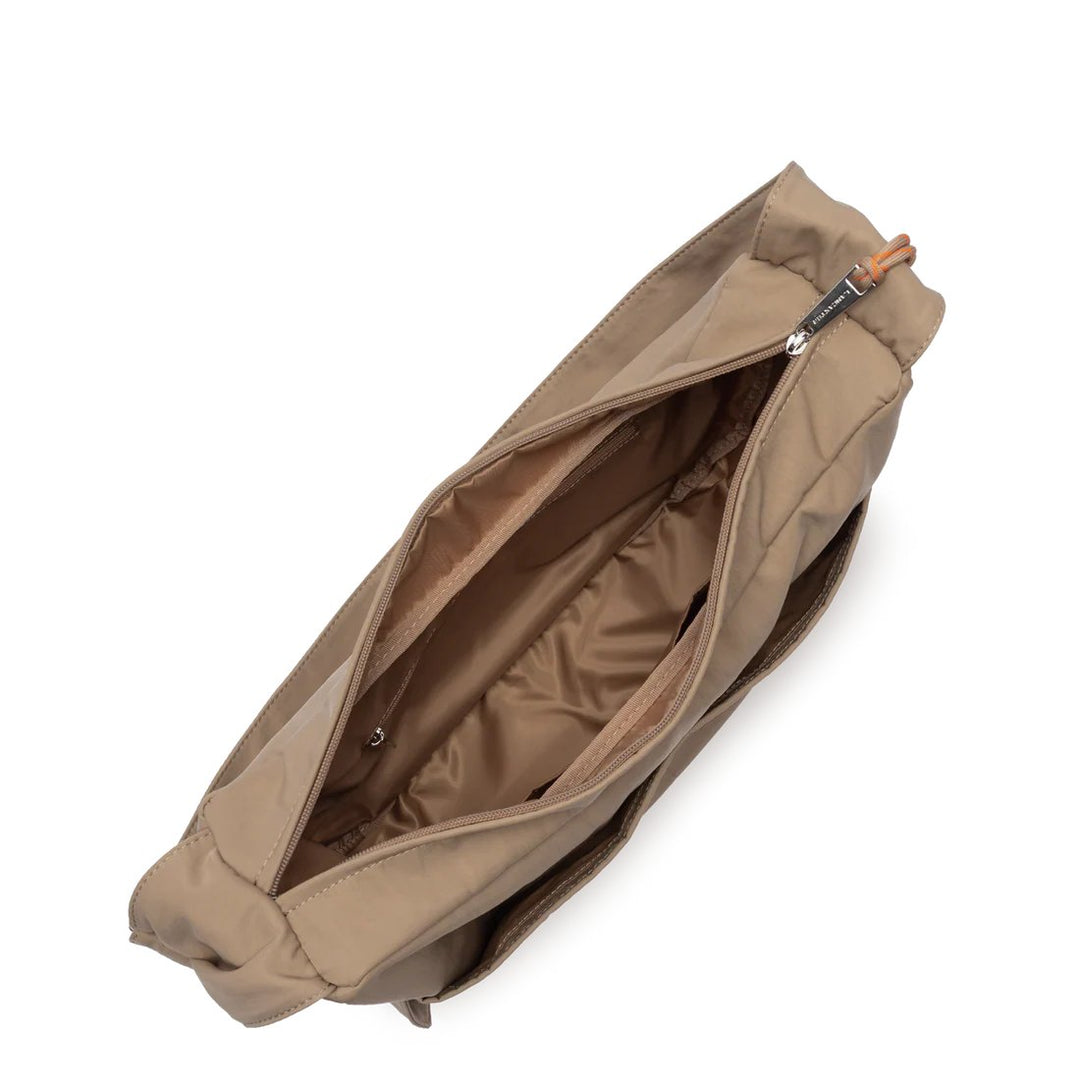 Lancaster Grand Sac Besace Basic Love Praline