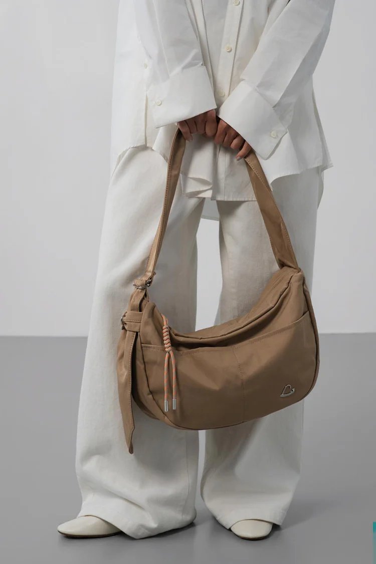 Lancaster Grand Sac Besace Basic Love Praline