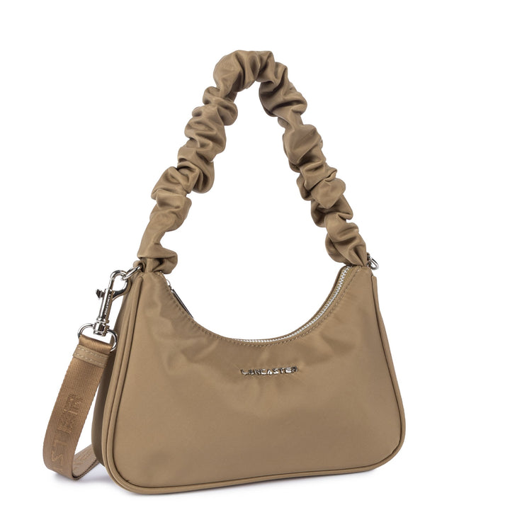 Lancaster Sac besace Zippé S Basic Chouchou 510-68 Praline