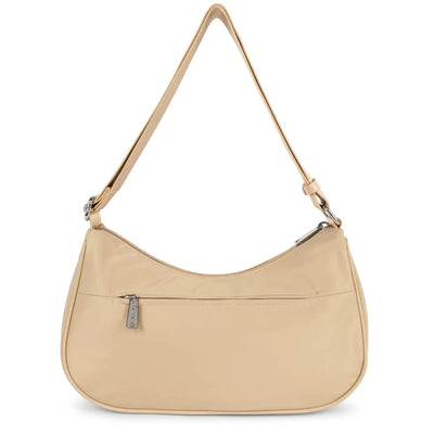 Sac besace Zippé Basic Vita Lancaster 510-80 Sable