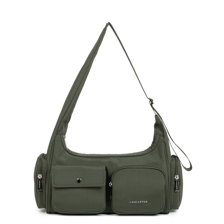 Lancaster Tõmblukuga õlakott Basic Pocket 510-92 tume khaki