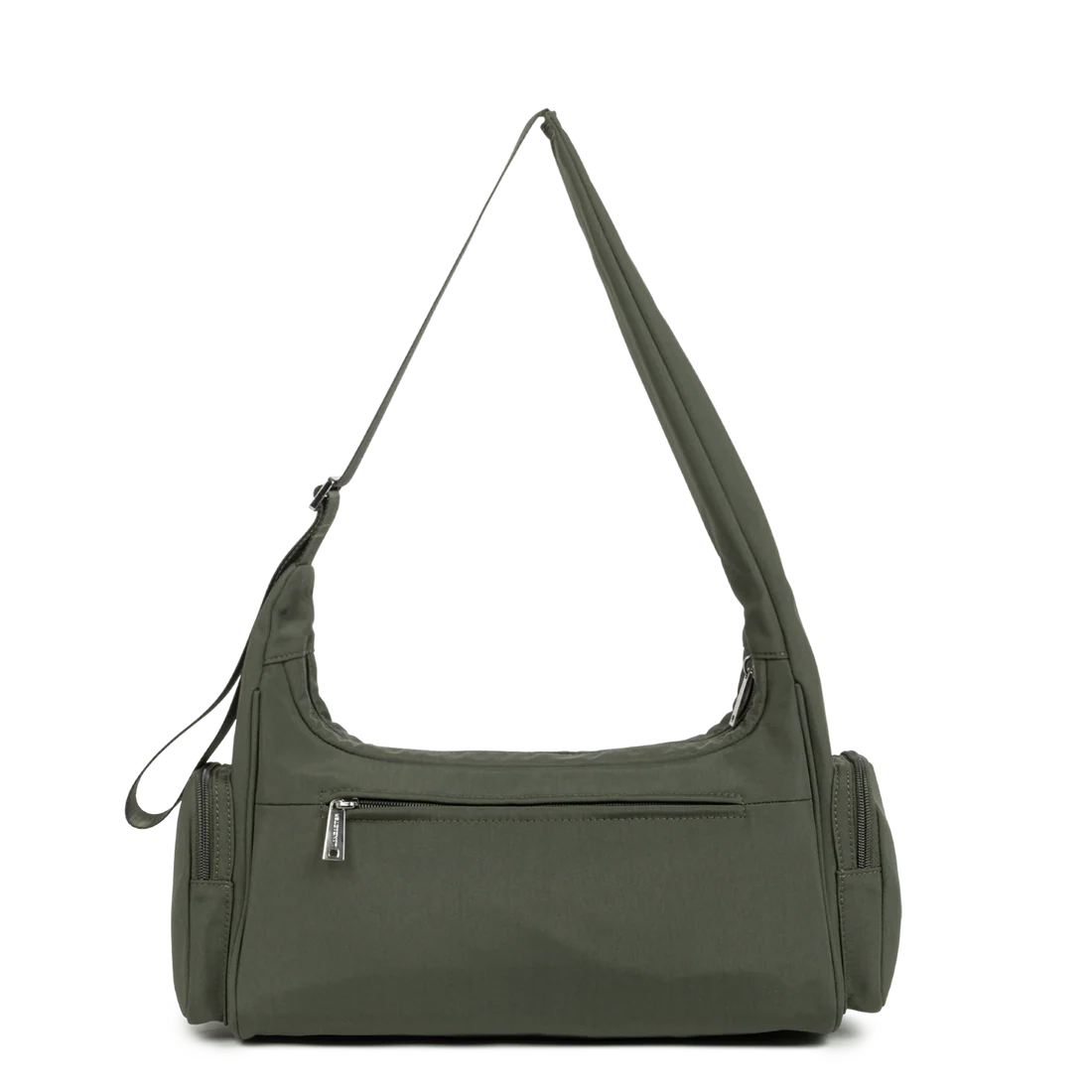 Lancaster Sac besace Zippé Basic Pocket 510-92 Kaki Foncé