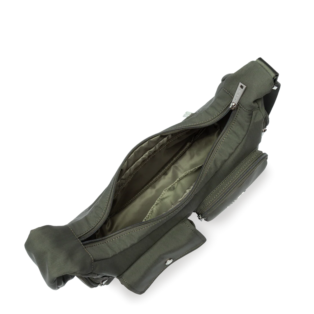 Lancaster Tõmblukuga õlakott Basic Pocket 510-92 tume khaki