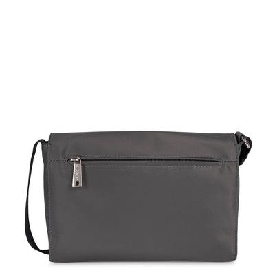 Sac trotteur A rabat aimanté Basic Sport Lancaster 514-26 Gris - Noir