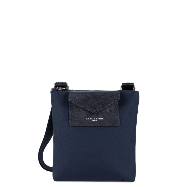 Lancaster Double pochette Zippé Smart KBA 516-38 Bleu Foncé