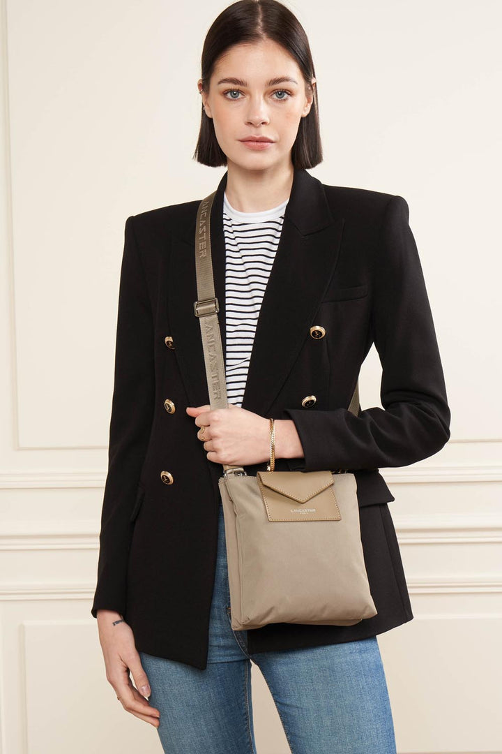 Lancaster Double pochette Zippé Smart KBA 516-38 Galet