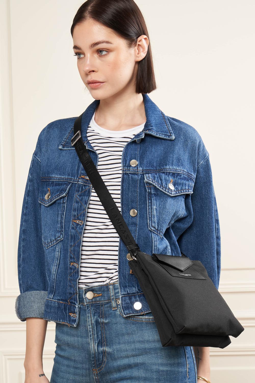 Lancaster Double pochette Zippé Smart KBA 516-38 Noir