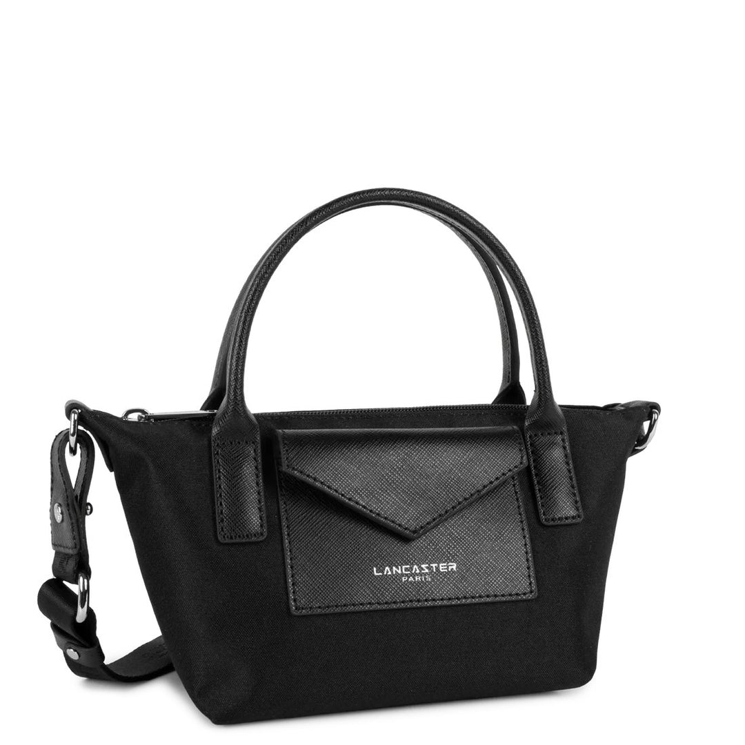 Lancaster Smart KBA Mini Handbag Black Leather