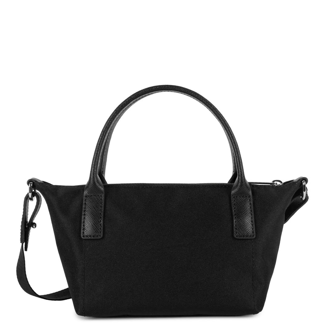 Lancaster Smart KBA Mini Handbag Black Leather