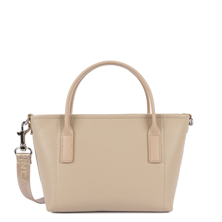 Lancaster Sac cabas main Zippé Maya Double KBA 517-101 Beige Foncé