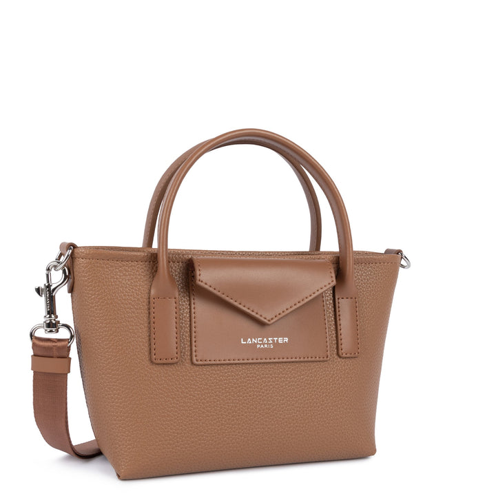 Lancaster Sac cabas main Zippé Maya Double KBA 517-101 Moka