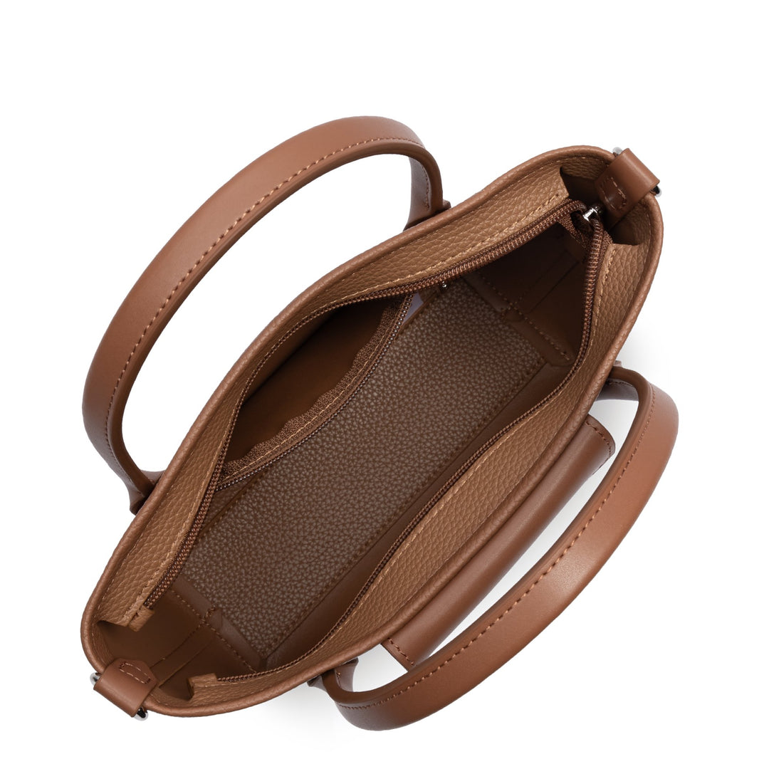 Lancaster Sac cabas main Zippé Maya Double KBA 517-101 Moka