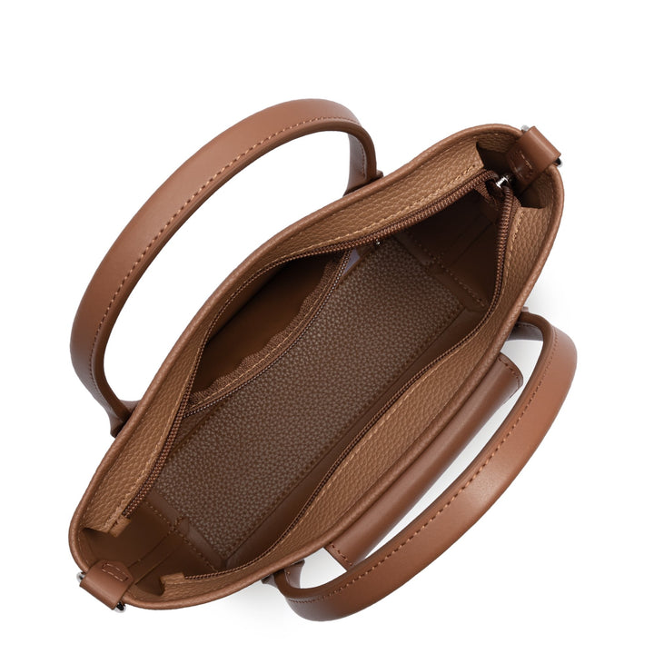 Lancaster Sac cabas main Zippé Maya Double KBA 517-101 Moka