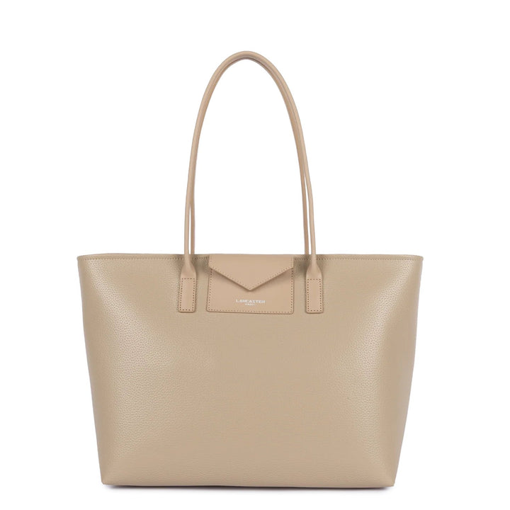 Lancaster Cabas Maya Double Épaule 517-103 Beige Foncé