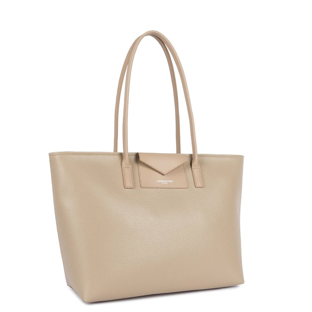 Lancaster Cabas Maya Double Épaule 517-103 Beige Foncé