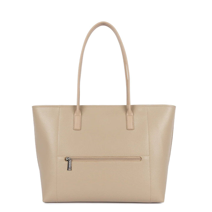 Lancaster Cabas Maya Double Épaule 517-103 Beige Foncé