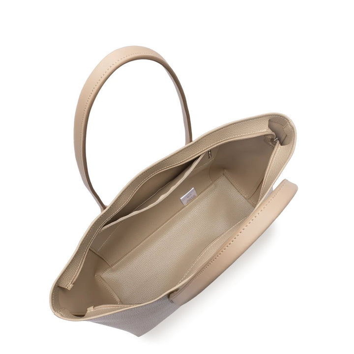 Lancaster Cabas Maya Double Épaule 517-103 Beige Foncé