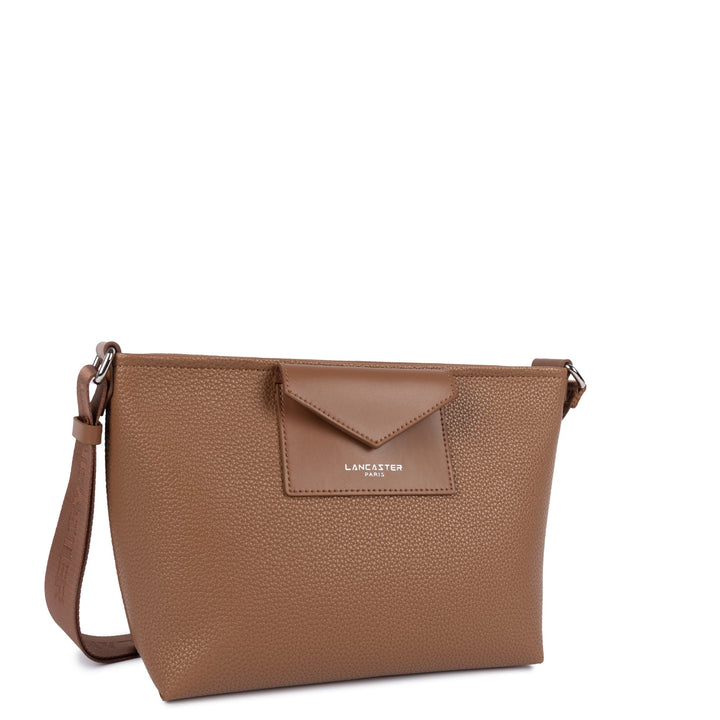 Lancaster Trotter Bag Zipped Maya Double KBA 517-105 Moka