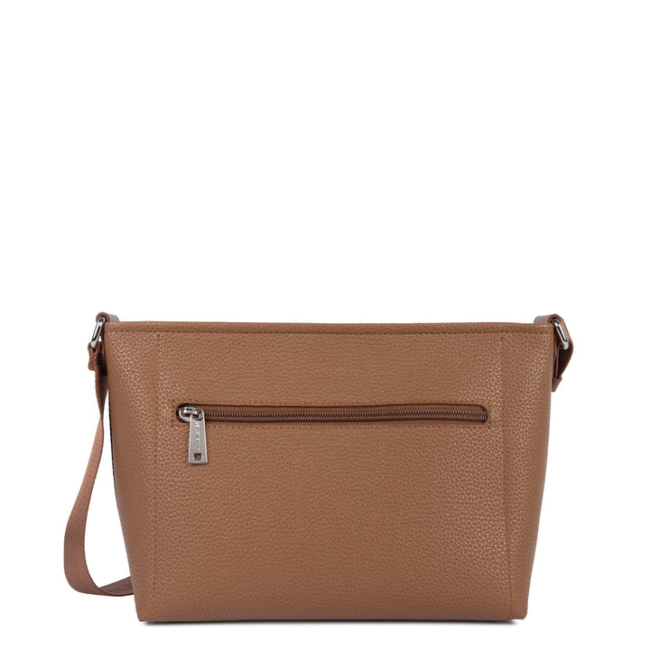 Lancaster Sac trotteur Zippé Maya Double KBA 517-105 Moka