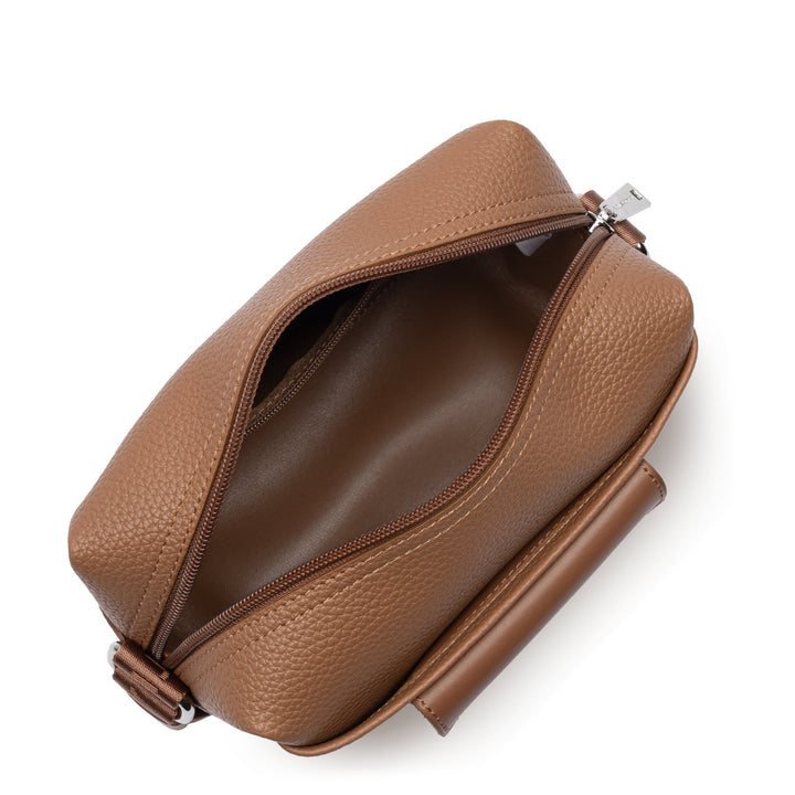 Lancaster Sac trotteur Zippé Maya Double KBA 517-106 Moka