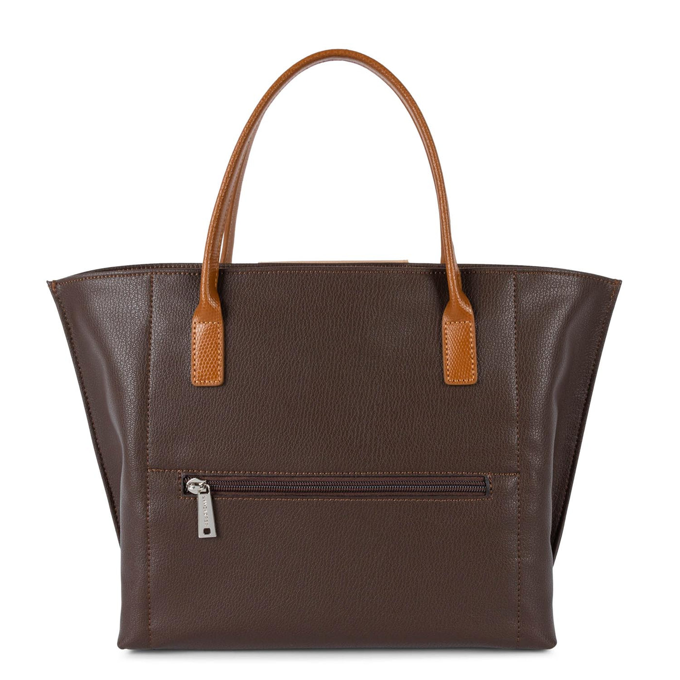 Sac à main Zippée M Maya Lancaster 517-18 Marron - Naturel - Camel