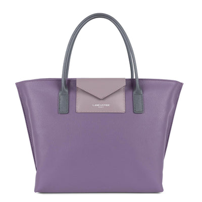 Sac à main Zippée M Maya Lancaster 517-18 Mauve foncé - Mauve - Gris