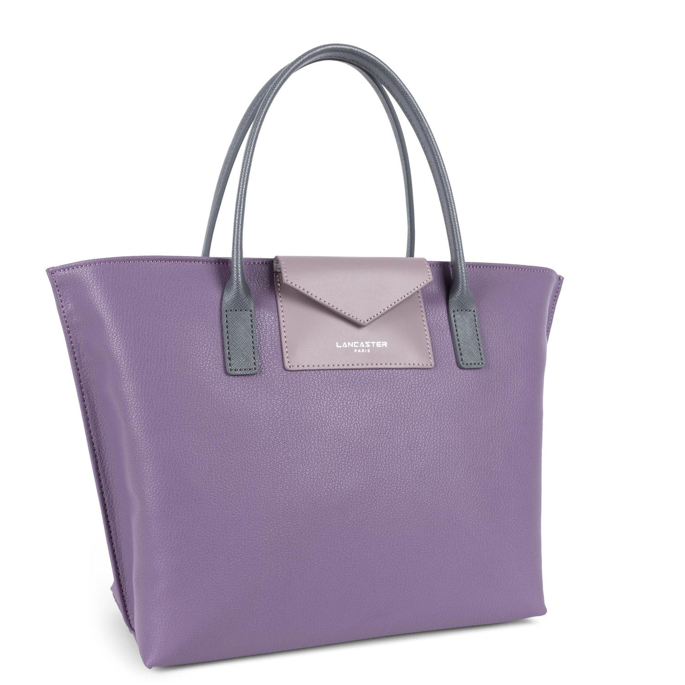 Sac à main Zippée M Maya Lancaster 517-18 Mauve foncé - Mauve - Gris