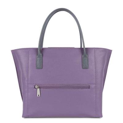 Sac à main Zippée M Maya Lancaster 517-18 Mauve foncé - Mauve - Gris