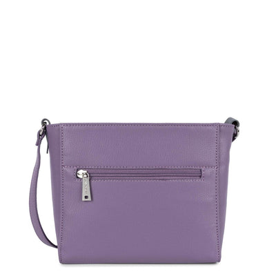 Sac trotteur Zippée Maya Lancaster 517-24 Mauve foncé - Mauve - Gris