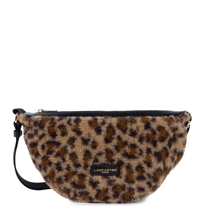 Lancaster Sac banane Zippé Moumoute 518-054 Noir - Léopard