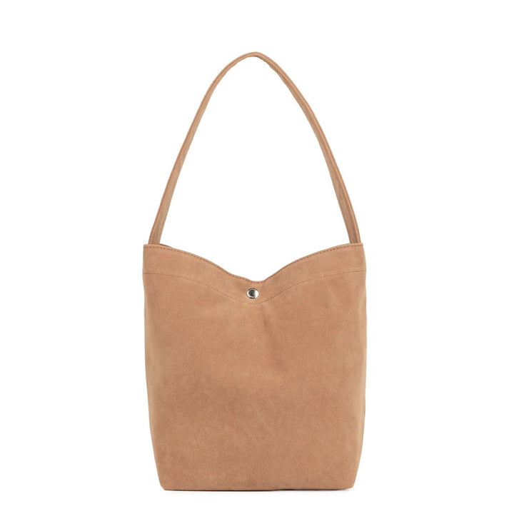 Lancaster Sac seau Avec Pression Mini Suédine KBA 518-060 Moka