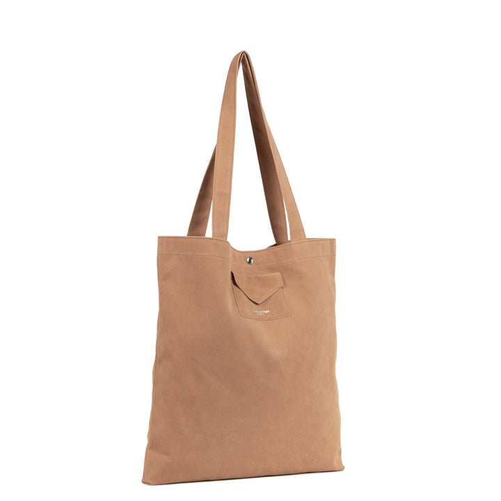 Lancaster Tote bag shoulder With Snap Closure M Suede KBA 518-061 Mocha
